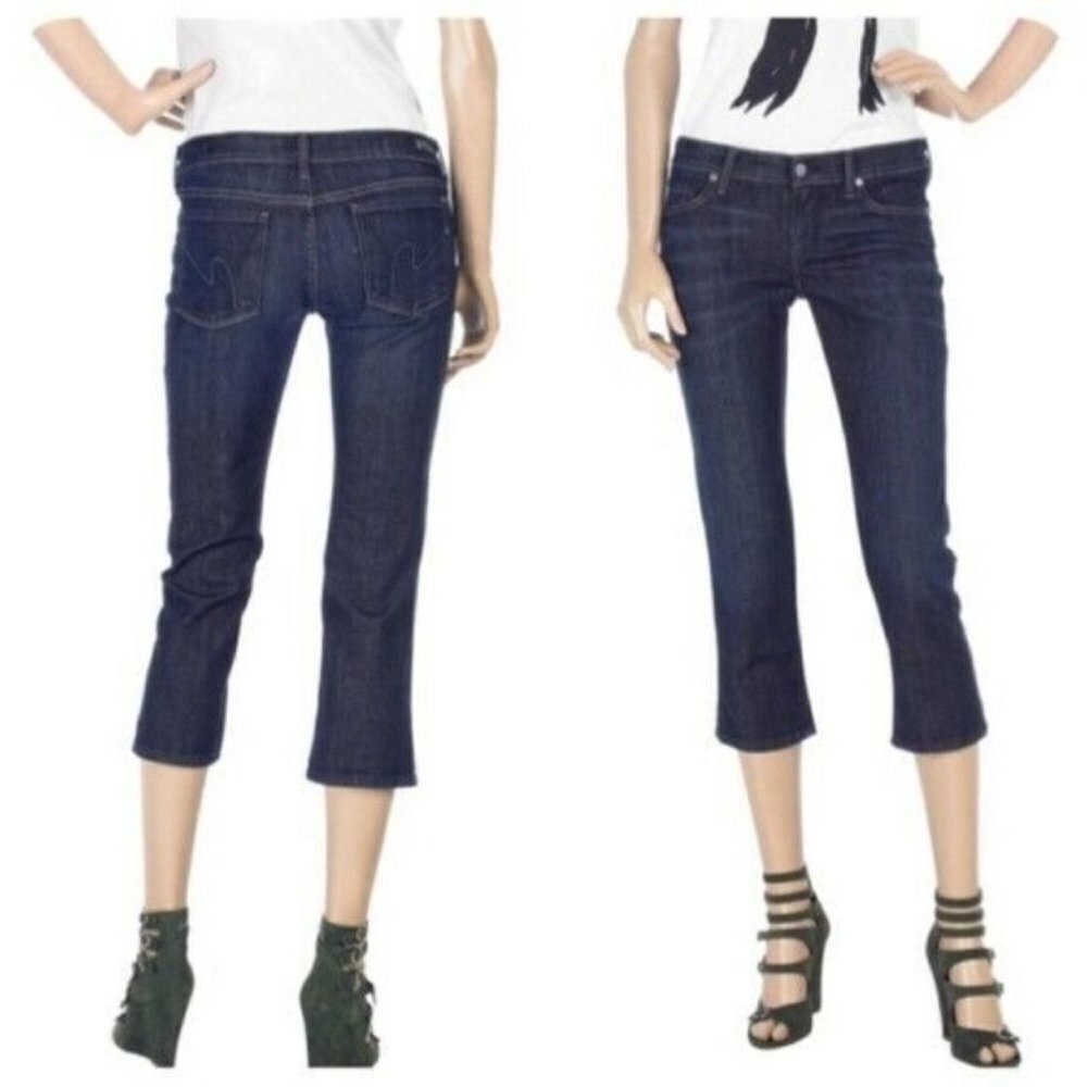 COH  KELLY Low Waist Crop Jeans Size 26 Dark Wash